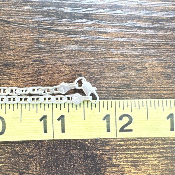 Sterling Silver 925 Multi Gemstone Southwestern Pendant Necklace Size 23" Length - Picture 13 of 16